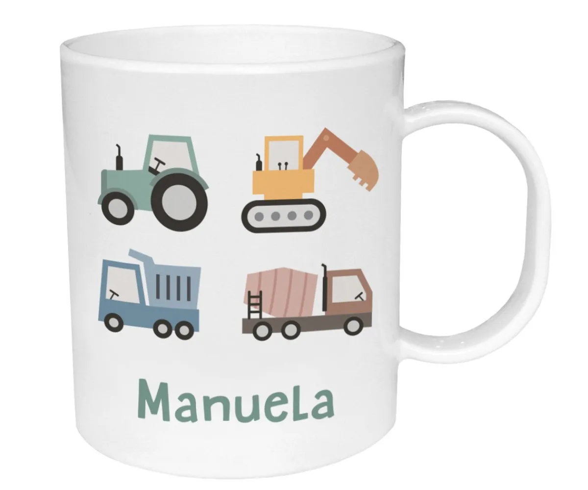 Outlet Taza de Plástico Personalizada Trucks Tazas Para Personalizar|Colecciones Vuelta Al Cole