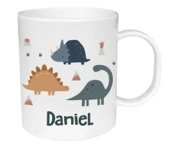 Best Taza de Plástico Personalizada Dinos World Tazas Personalizadas|Colecciones Vuelta Al Cole