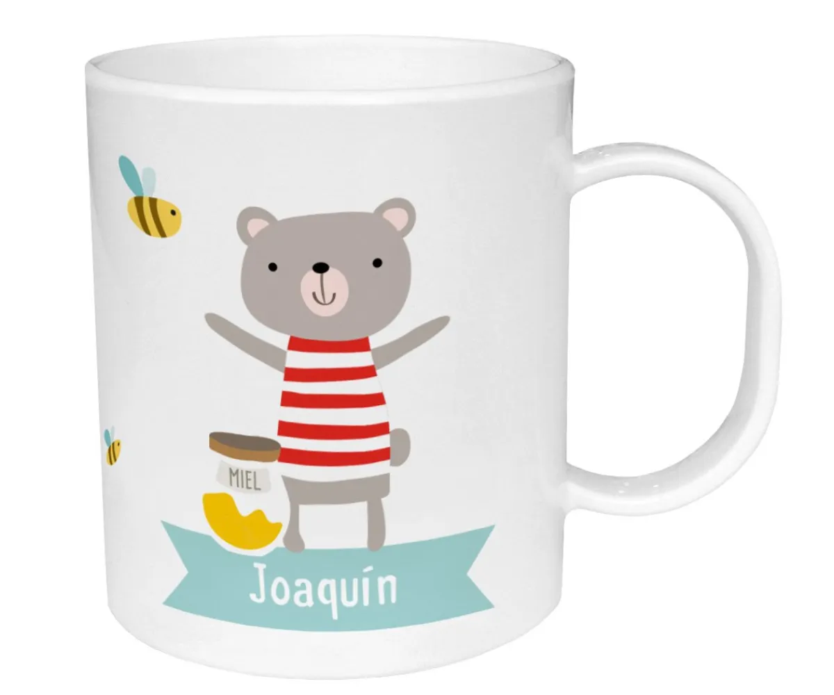 Tazas Para Personalizar^Tutete Taza de Plástico Personalizada Osito