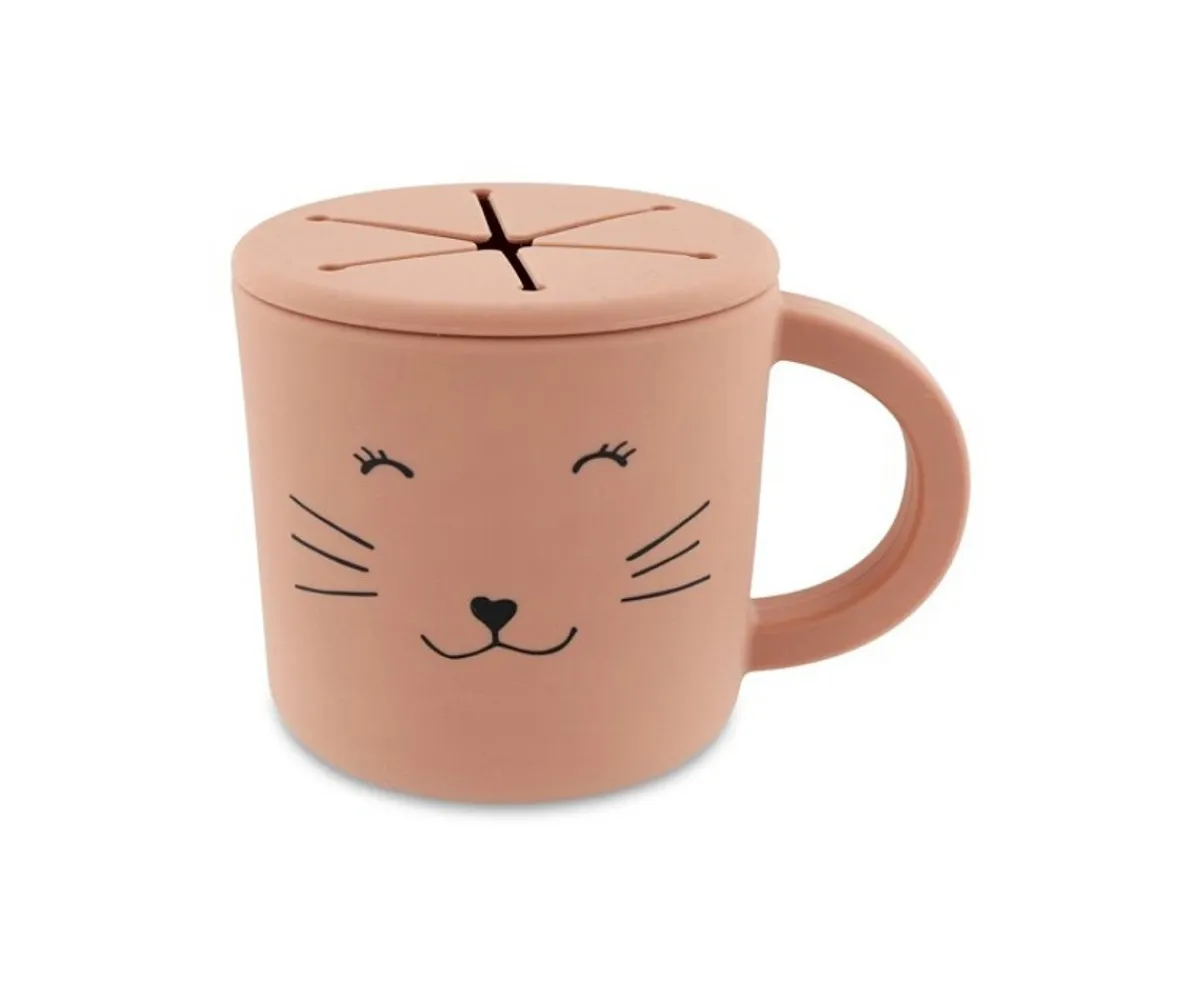 Taza Dispensador de Snacks Mr. Cat Fiambreras Infantiles|Cajas De Almuerzo
