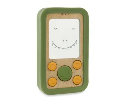 Juguetes Bebé 6 Meses^Trixie Teléfono Madera Silicona Mr. Dino para Bebés