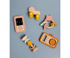 Sale Teléfono Madera Silicona Mrs.Cat para Bebés Niños Juguetes Bebé 6 Meses|Juguetes Para Recién Nacidos