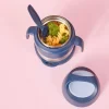 Termos Infantiles^b.box Termo con Cuchara / Tenedor 335 ml Midnight
