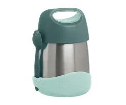 Termos Infantiles^b.box Termo con Cuchara / Tenedor 335 ml Emerald Forest