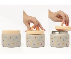 Comer Al Aire Libre^The Cotton Cloud Termo para Sólidos Funky Dogs 350 ml