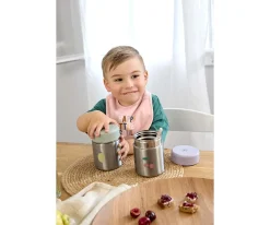 Hot Termo Sólidos Happy Fruits Lemon Termos Infantiles|Comer Al Aire Libre