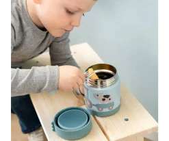 Termos Infantiles^Done by Deer Termo Sólidos Tiny Farm Blue 300 ml