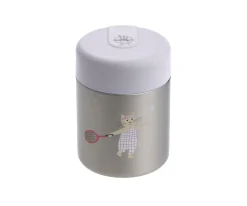 Hot Termo Sólidos Tiny Team Cat Comer Al Aire Libre|Termos Infantiles