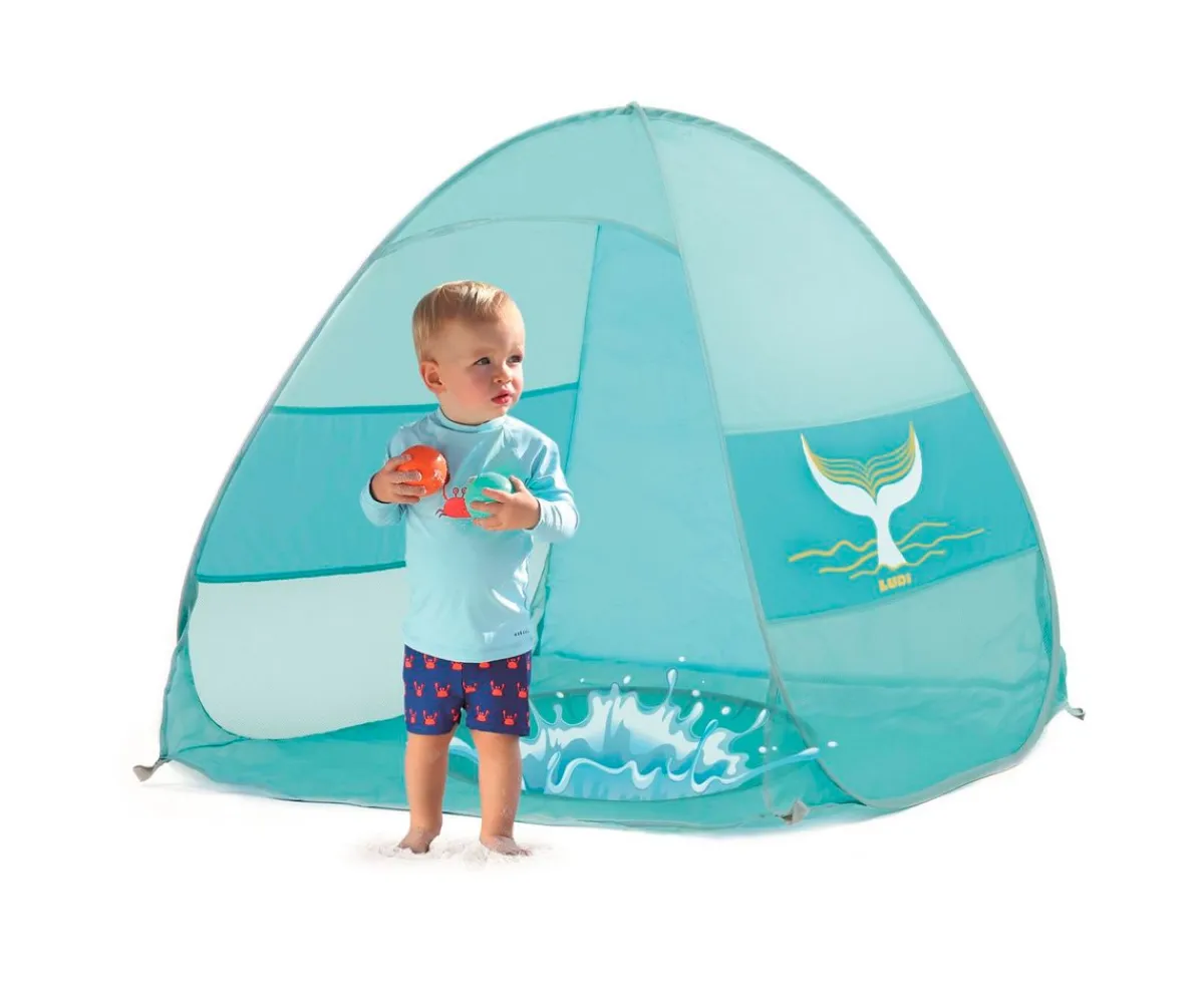 Juguetes De Playa^Ludi Tienda con Piscina Multifunción Ballena