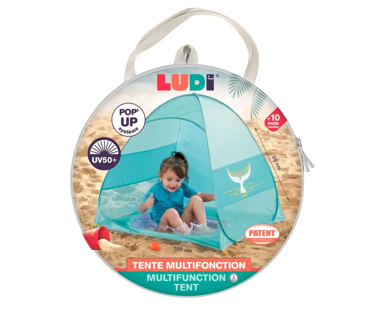 Juguetes De Playa^Ludi Tienda con Piscina Multifunción Ballena