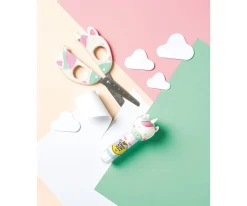 Manualidades Para Niños^Folia Tijeras Infantiles para Manualidades Redondeadas Dino