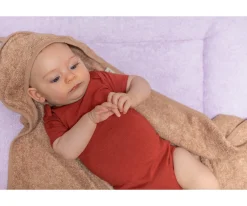 Toalla Delantal Capa Baño Savannah Sand Personalizable Niños Capa De Baño Bebé|Toallas