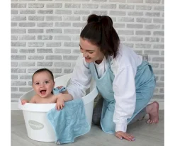 Hot Toalla Delantal Capa Baño Bebé Bambú Azul Personalizable Niños Capa De Baño Bebé|Toallas