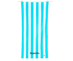 New Toalla Playa Extra Large Microfibra Cabana Azul Pastel Personalizable Regalos Para Madres|Toallas Playa Niños