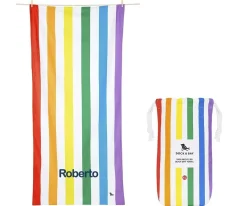 Clearance Toalla Playa Large Microfibra Summer Rainbow Skies Personalizable Regalos Para Madres|Toallas Playa Niños