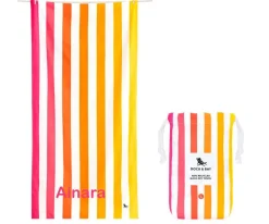 Toallas Playa Niños^Dock & Bay Toalla Playa Large Microfibra Summer Peach Sunrise Personalizable