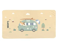 Sale Toalla Playa Microfibra Surf Van Personalizable Niños Toallas Playa Niños|Toallas