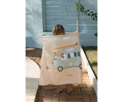 Sale Toalla Playa Microfibra Surf Van Personalizable Niños Toallas Playa Niños|Toallas