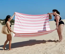 Discount Toalla Playa XXL Microfibra Cabana Rosa Pastel Personalizable Regalos Para Madres|Toallas