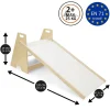 Clearance Tobogán con Escalera 2 en 1 Natural Niños Juguetes Niños 3 Años|Juguetes Niños 4 Años