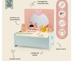 Online Tocador de Madera All Animals Niños Juguetes Niños 4 Años|Juguetes Niños 3 Años