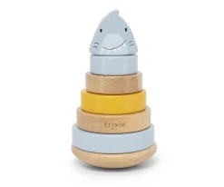 Hot Torre Apilable Mr. Shark Personalizable Niños Juguetes Para Recién Nacidos|Regalos Para Bebés