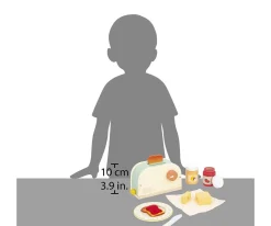 Hot Tostadora de Pan y Accesorios Abuelita Alegre Niños Juguetes Niños 8 Años|Juguetes Niños 7 Años