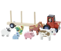 Tractor con Animales Apilables Niños Juguetes Niños 3 Años|Juguetes Para Niños De Un Año