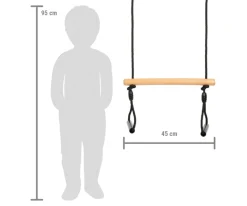 Sale Trapecio con Anillas de Gimnasia 