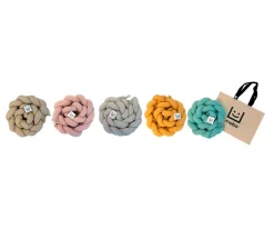 Ropa De Cuna Y Cama^Mobo Trenza Protector Algodón Mostaza 180 cm