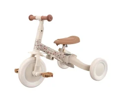 Discount Triciclo con Barra 4 en 1 Blanco Flores Niños Juguetes Para Niños De 18 Meses|Juguetes Para Niños De Un Año