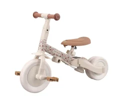 Discount Triciclo con Barra 4 en 1 Blanco Flores Niños Juguetes Para Niños De 18 Meses|Juguetes Para Niños De Un Año