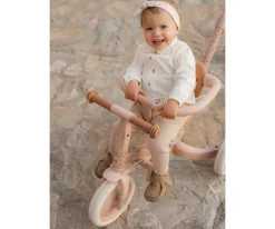 Discount Triciclo con Barra 4 en 1 Rosa Flores Niños Juguetes Para Niños De 18 Meses|Juguetes Niños 3 Años
