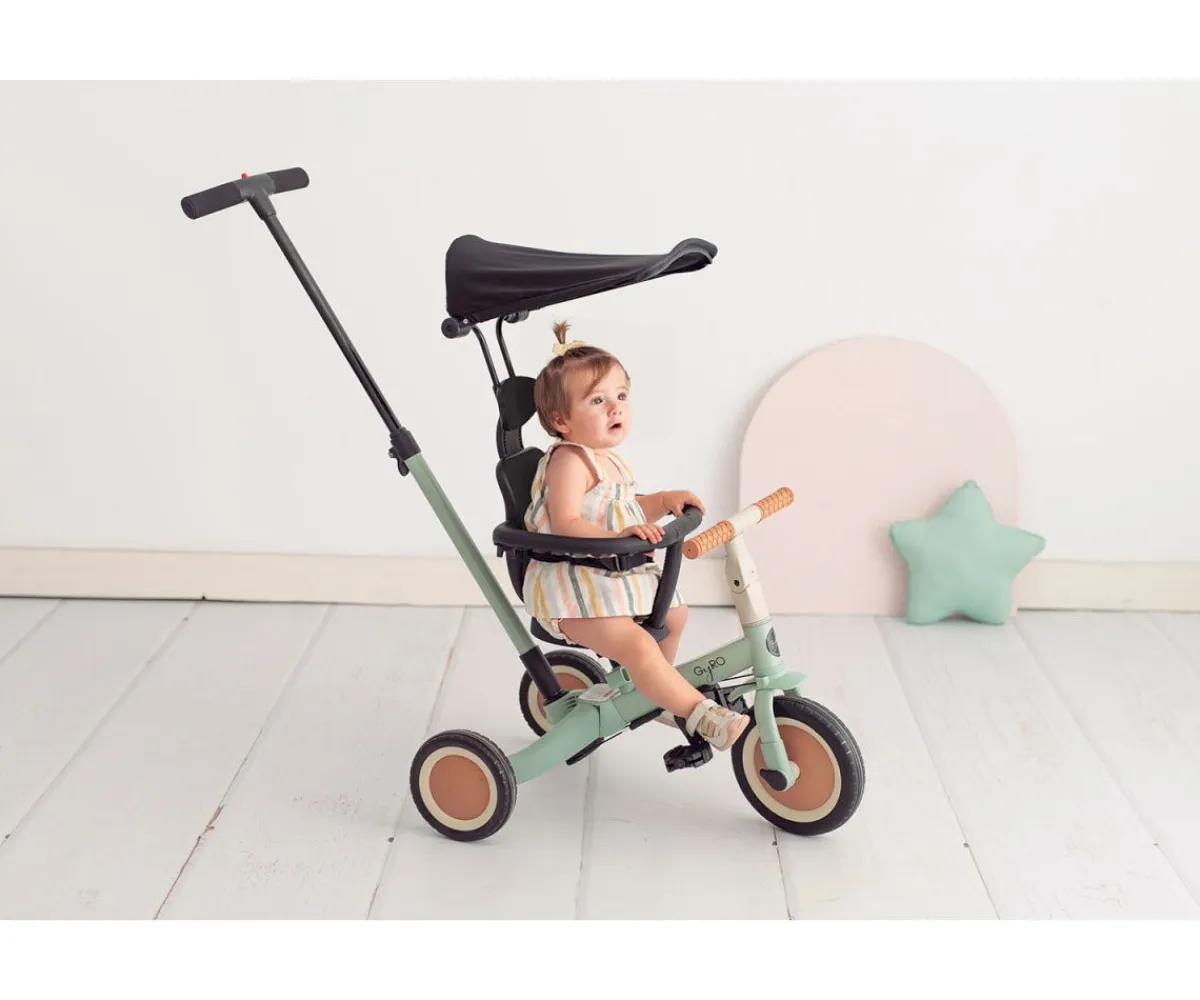 Triciclo Multifunción Gyro+ Green Niños Juguetes Niños 3 Años|Juguetes Para Niños De Un Año