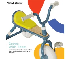 Online Triciclo Yvelo Trike Classic Azul Niños Juguetes Para Niños De 18 Meses|Juguetes Niños 3 Años