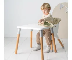 Tronas Bebé^Olmitos Trona 2 en 1 Mesa y Silla Infantil Kombo Beige