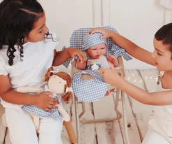 Outlet Trona con Bandeja y Babero Noel Niños Juguetes Niños 3 Años|Accesorios Para Muñecas