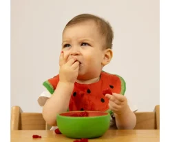 Baby Led Weaning^Oli & Carol Vajilla 3 Piezas de Madera Wally The Watermelon