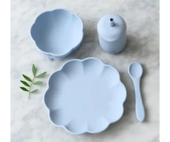 Vajilla Infantil^Jack o Juno Vajilla 4 Piezas Little Poppy Pale Blue
