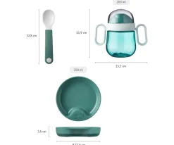Vajilla Infantil^Mepal Vajilla 3 Piezas Mio Little Farm