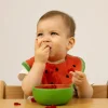 New Vajilla Infantil Bol y Cuchara de Madera Wally The Watermelon Niños Regalos Para Niños|Baby Led Weaning