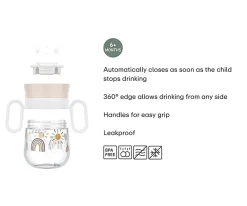 Vasos Antiderrame^Mepal Vaso Antiderrame 360º Mio Sunshine & Rainbow 200 ml