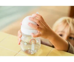 Hot Vaso con Pajita Mio Fairy Garden Vasos Antiderrame|Vasos Para Bebés Y Niños