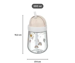 Vasos Para Bebés Y Niños^Mepal Vaso con Pajita Mio Forest Friends