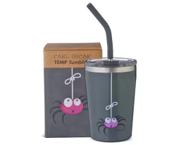 New Vaso Termo Hermético con Pajita TEMP Tumbler Araña Grey Niños Vasos Para Bebés Y Niños|Comer Al Aire Libre