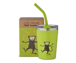 Sale Vaso Termo Hermético con Pajita TEMP Tumbler Mono Lime Comer Al Aire Libre|Vasos Para Bebés Y Niños
