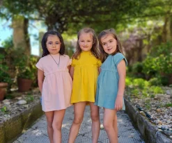 Ropa Infantil^BTBOX Vestido Rizo Mostaza