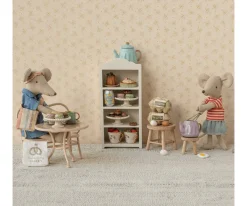 Accesorios Para Muñecas^Maileg Vestido y Bolso Vaquero Mamá Ratón