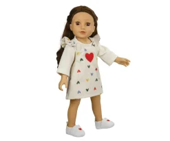 Accesorios Para Muñecas^Heless Zapatillas para Muñecos con Corazón