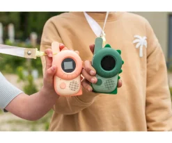 Discount Zoo Walkie Talkie Dino Pink / Dino Green Niños Juguetes Niños 3 Años|Juguetes Niños 5 Años